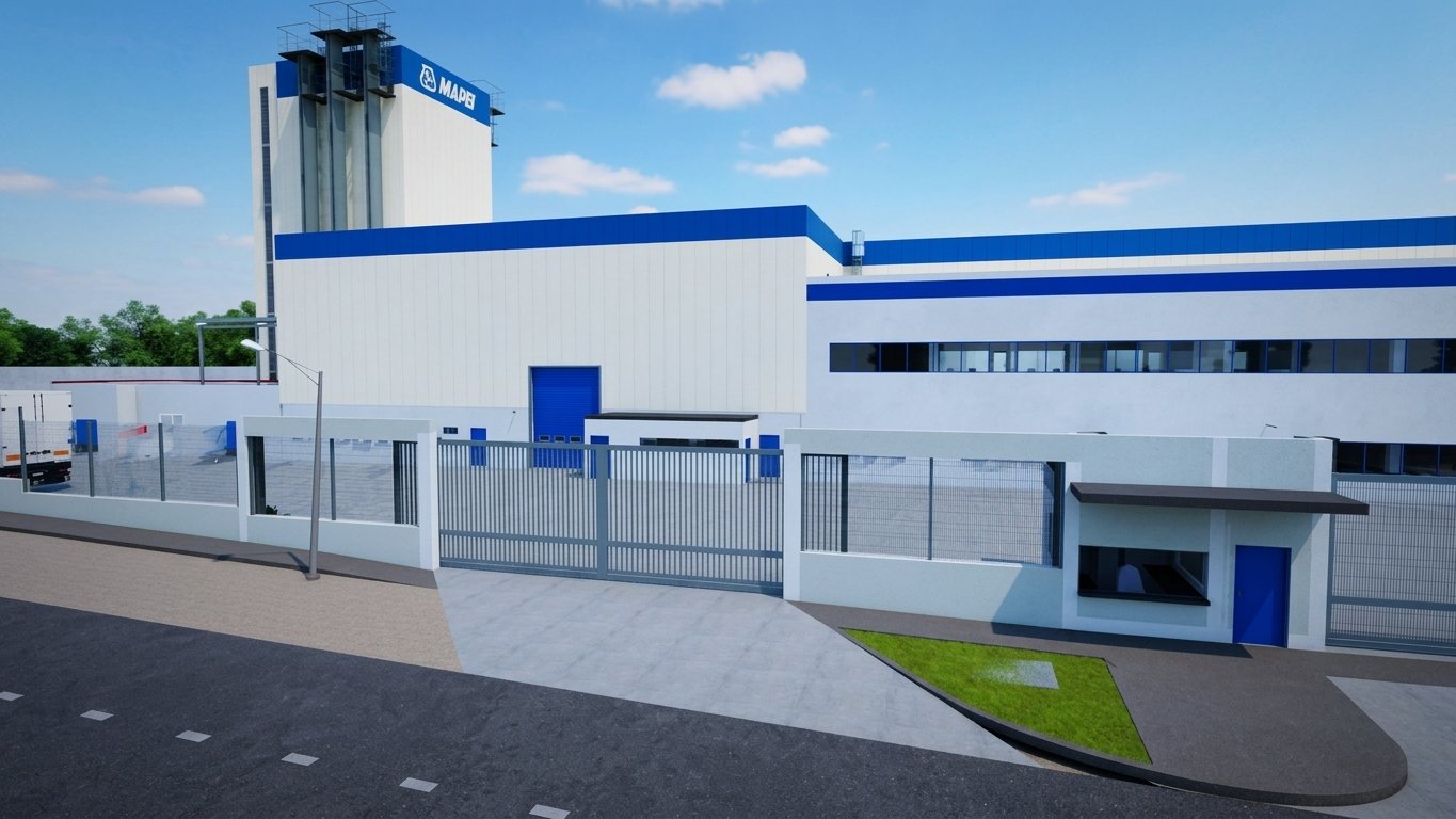 Mapei nueva planta en construcción